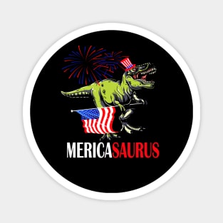 Mericasaurus 4th of july independence day gift Magnet